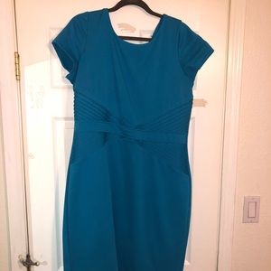 ELLEN TRACY blue size 16 dress